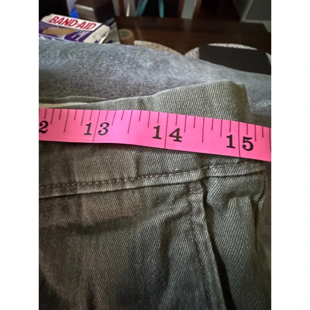 J.Crew 484 Slim Fit Stretch Chino Pants Olive Green 30x30 Mens Casual Trousers